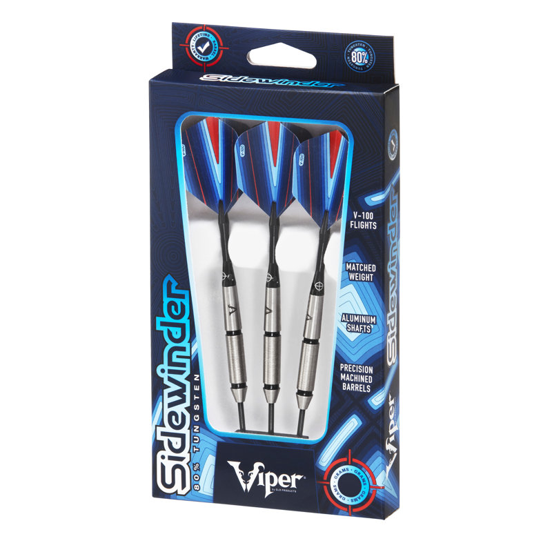 Viper Sidewinder 80% Tungsten Steel Tip Darts Set