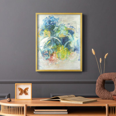 «Silent Energy I», reproduction encadrée - bois massif