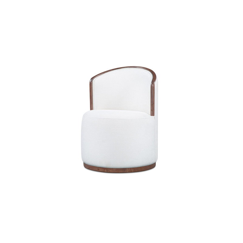 Rossi Swivel Dining Chair Cream, White