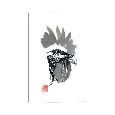 Coq Head by Péchane - Print on Canvas