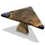 Omphale Walnut Wood Dining Table