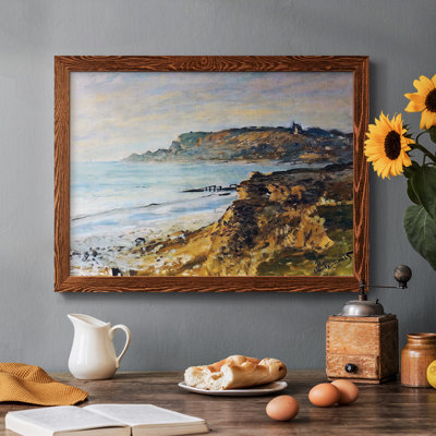 Cliff at Sainte - Toile tendue avec châssis rustique
