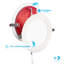 Ensemble de plafonniers encastrés à DEL de 6 pouces Infibrite Thin, deux heures de résistance au feu, lumière blanche chaude de 3000 kelvins, finition blanche, 12 watts, 1050 lumens, intensité variable, indice d'humidité, ensemble de 6-123845414-123845415-123845418