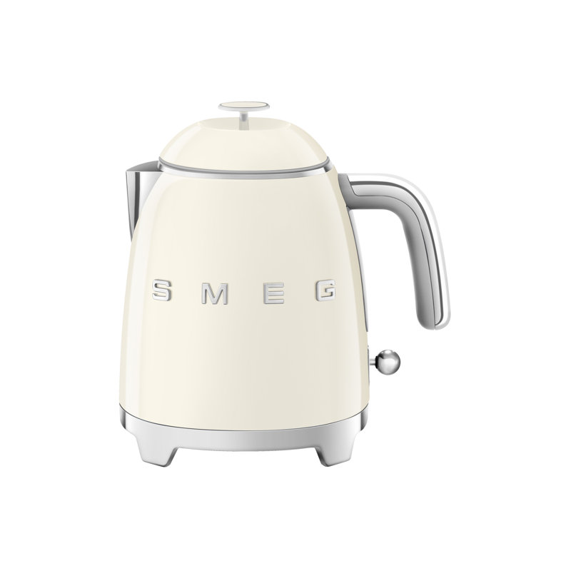 Smeg KLF05 50s Style Retro Mini Kettle 0.8L, Cream