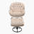 Emrys Upholstered Swivel Armchair with Ottoman