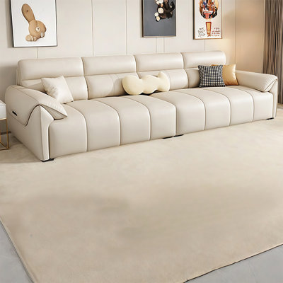 Modern light luxury straight - row sofa