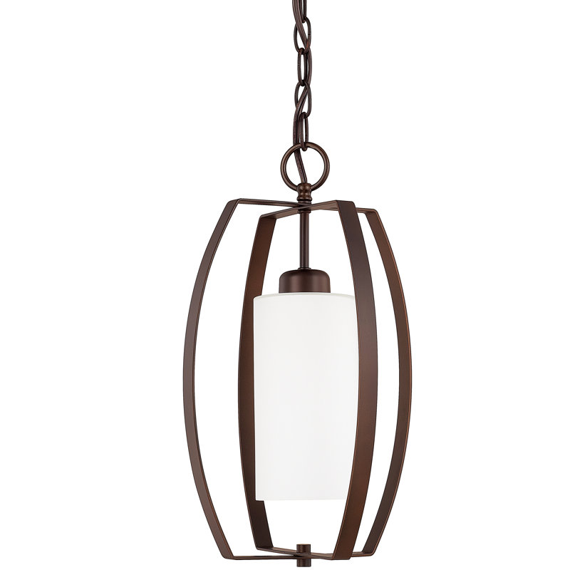 Independent 1 - Light Single Pendant, Brushed Nickel, 16.5" H x 10" W x 10" D