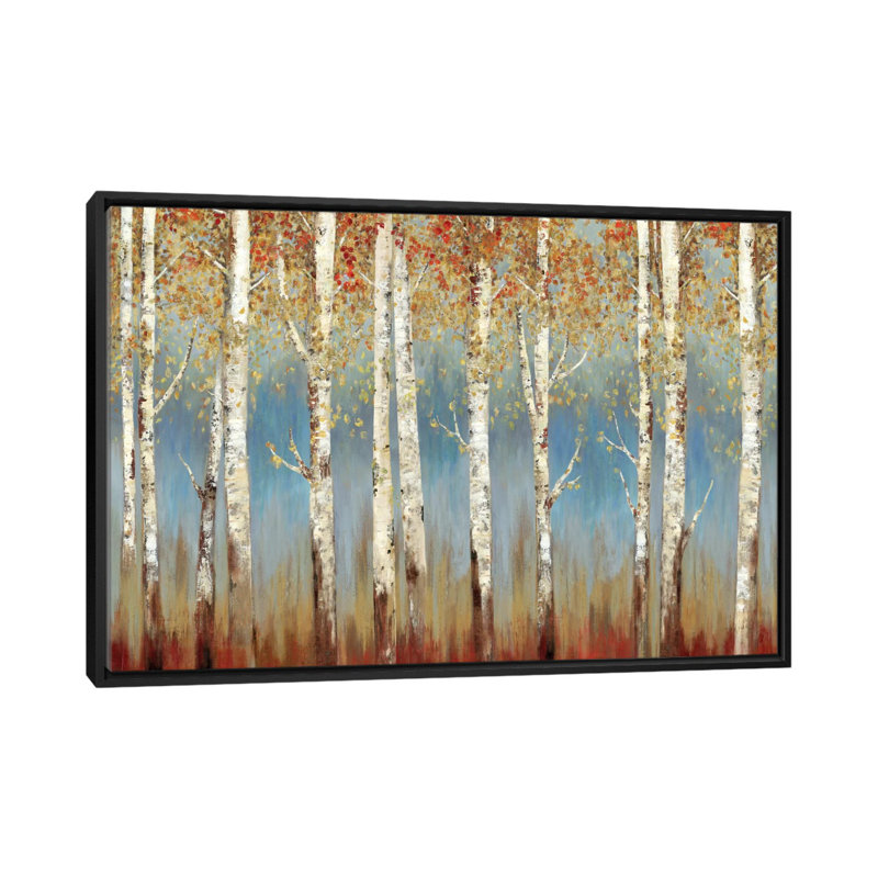«Falling Embers I», reproduction sur toile, H 18 po x l 26 po x P 1,5 po, Toile avec cadre noir