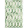 Amekia Hand Tufted Wool/Cotton Geometric Rug in Green/Ivory