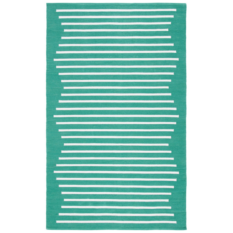 Tapis en coton tissé à la main Estie, Rectangle 3 pi x 5 pi