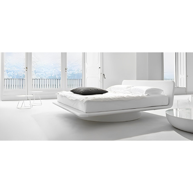 Lit plateforme tapissier Charil, Grand
