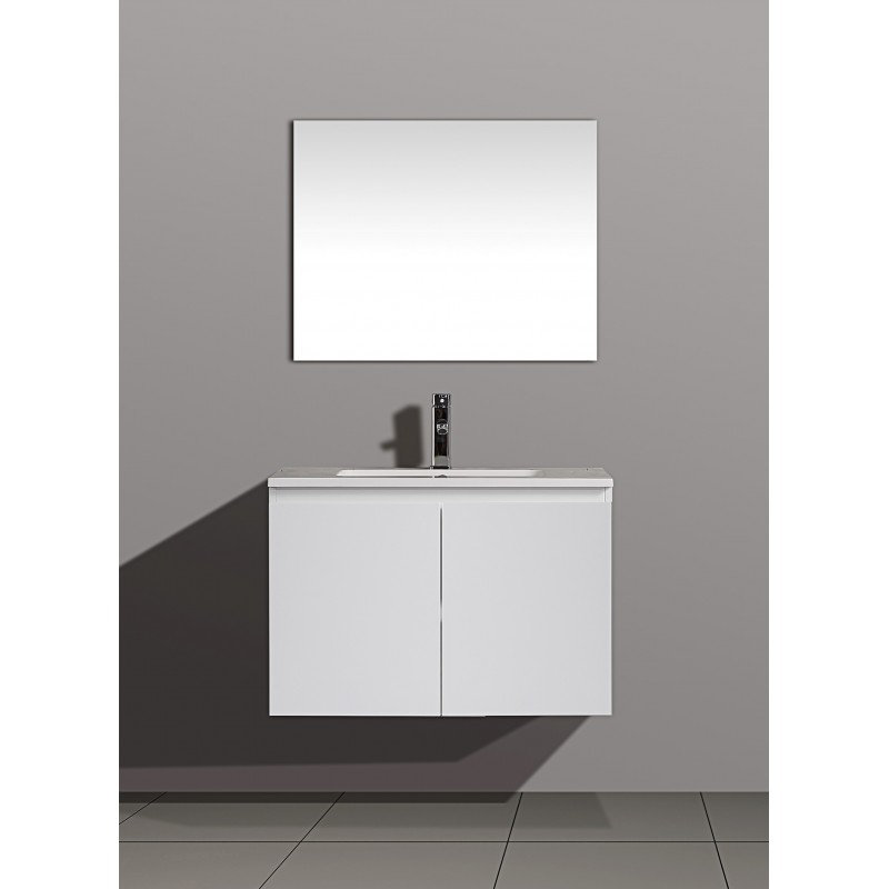 Ensemble de meuble-lavabo mural simple 24 po Rashara Florence
