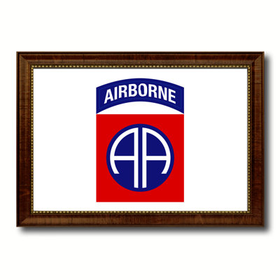 «US Army 82nd Airborne Military Flag», impression sur toile, 27 x 39