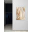 Abstrait art mural en verre trempé de marbre, panneau de texture de pierre neutre élégant, décoration de maison moderne beige, bureau de luxe suspendu-1646541223