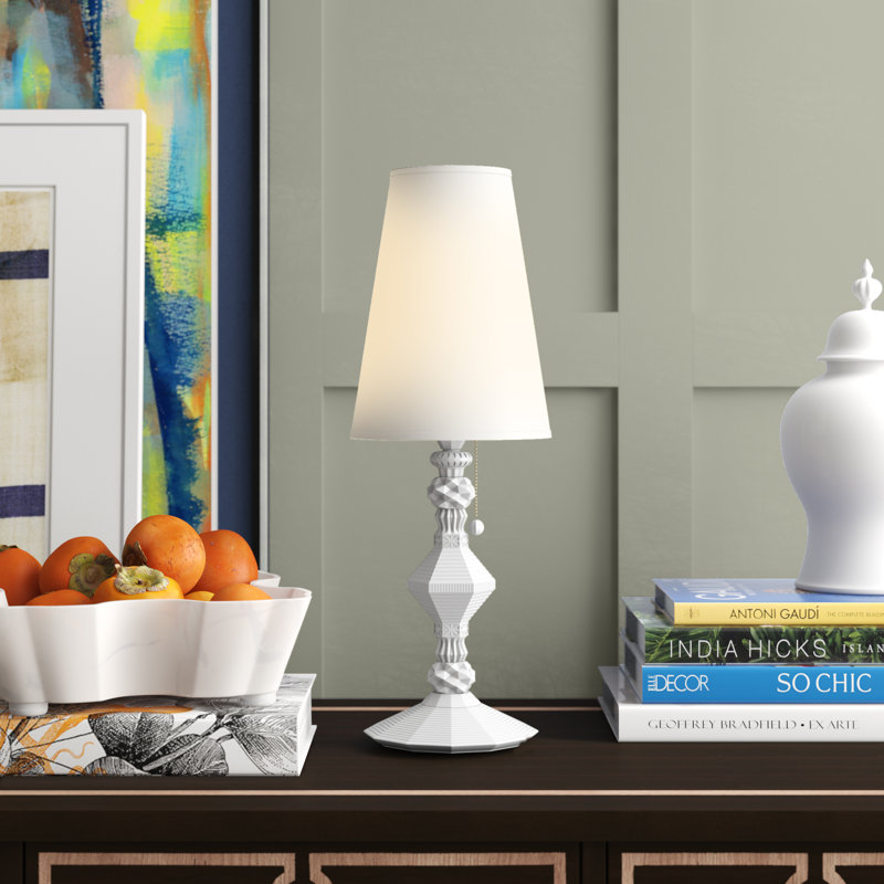 Belle de Nuit 23" Table Lamp, Black