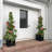 Nantucket 16" Square Resin Planter With Water Reservoir (Set Of 2)