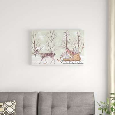 Christmas Time II by Melissa Wang - Wrapped Canvas Print