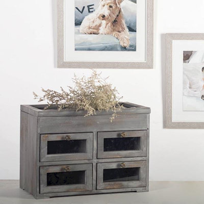 Wood Jewelry Box + Drawers