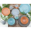 VINTAGE NATURE 16 Piece Bone China Dinnerware Set, Service for 4