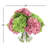 Real Touch Hydrangeas Arranged in Glass Vase-755740202