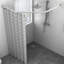 Corner Shower Curtain Rod for Bathroom Bathtub