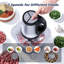 Stainless Steel Meat Grinder, 5L Electric Food Chopper With 3-Speed Control, 400W Meat And Vegetable Processor With Single Blade