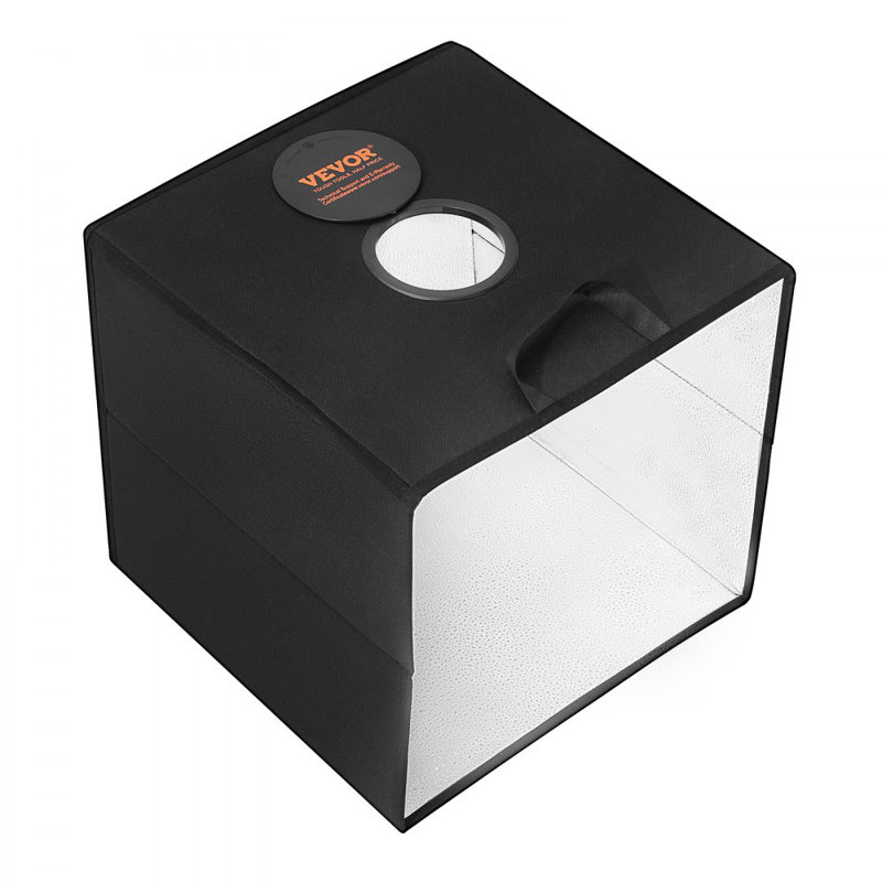 Boîte de lumière Photo Studio 3000-5600K 6 décors couleur double face, H 12,2 po x l 12,4 po x P 12,2 po