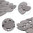 Pebble Sink Mats for Stainless Steel Sink, PVC Sink Saddle Protectors Kitchen-98278734