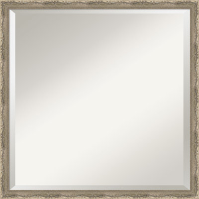 Mila Beveled Wood Framed Wall Mirror