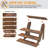 4 Tier Cupcake Display Stand, Rustic Tiered Display Stand