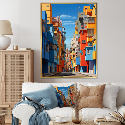«Laesha Cityscape Street Vibulations I», reproduction d'art sur toile