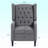 Margheoala Modern Manual Wing Chair Recliner Wide Wing Chair, High Deep Pull Chair, Sitting Chair-496146346
