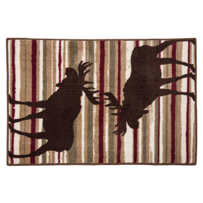 Tapis brun / sauge Moose