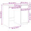 Desk Sonoma 86X49x76 Cm Engineered Wood-332470203