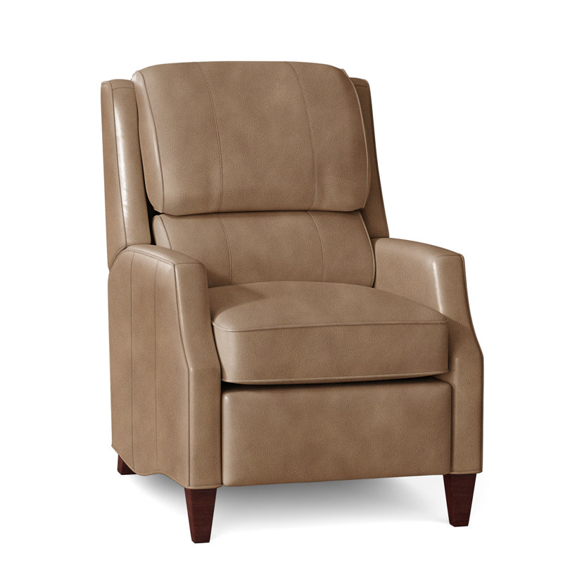 Mauney Recliner, Cobblestone, Manual, Empyrean Tweed Genuine Leather