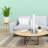 Acrylic LED Cylinders Table Lamp / 3 Light