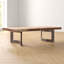 Table basse en bois massif Burnell-17838813