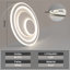 Arene Acrylic LED Flush Mount
