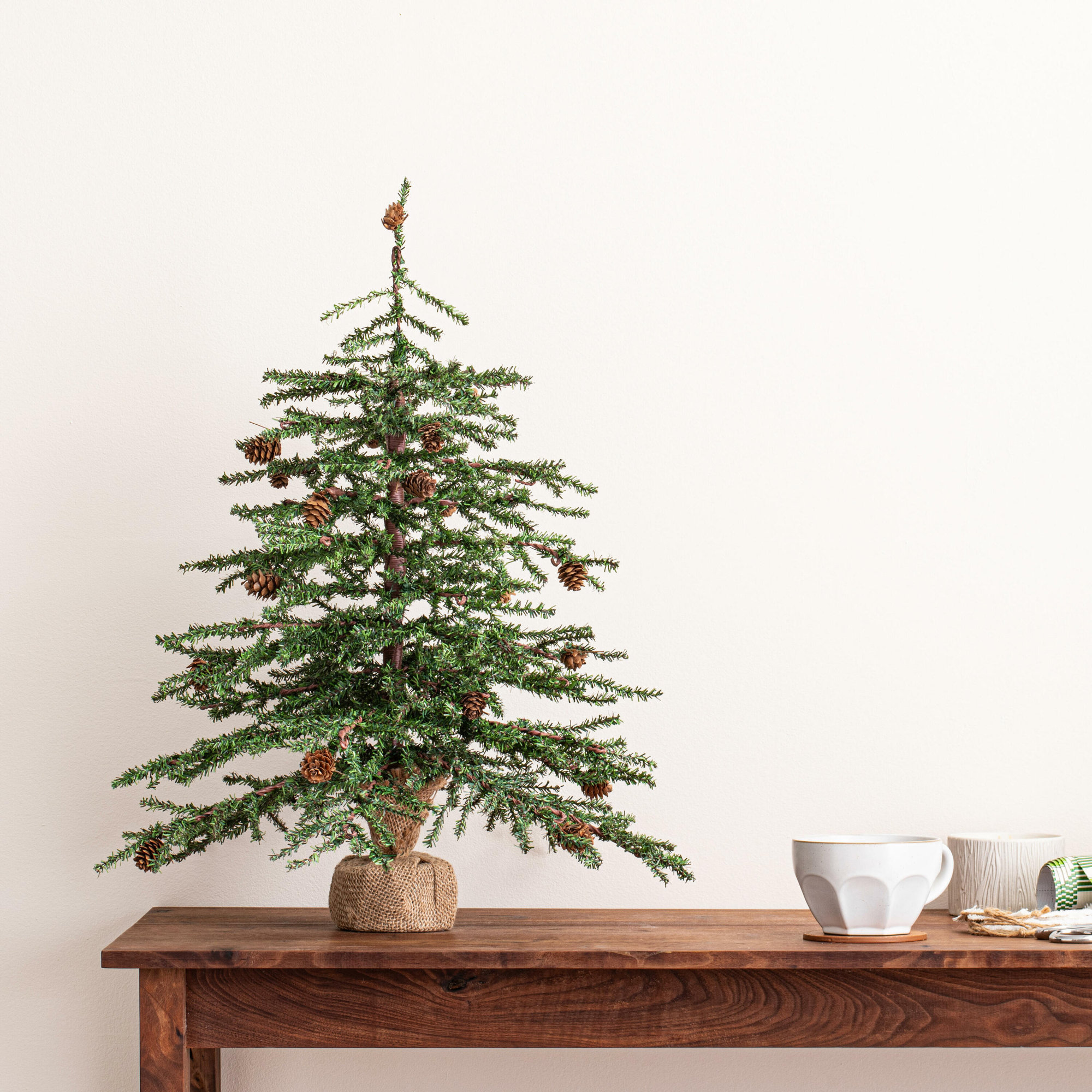 Eastport Pine Artificial Christmas Tabletop Tree, Unlit, 2' H