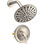 6 - Functions Single Handle Wall Mounted Shower Head , With Included Valve And Adjustable Spray Pattern, 360 Joint, Holes For Prevention, Brushed Nickel Plastic Composition Faucet Head, Cleaning,