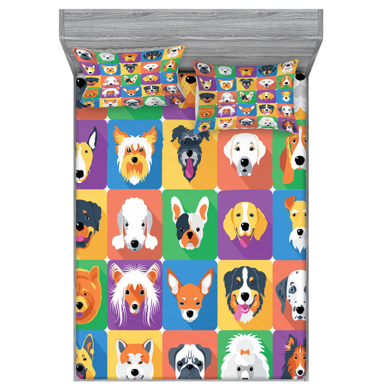 Microfiber Sheet Set, Full Sheet Set with Fitted Sheet