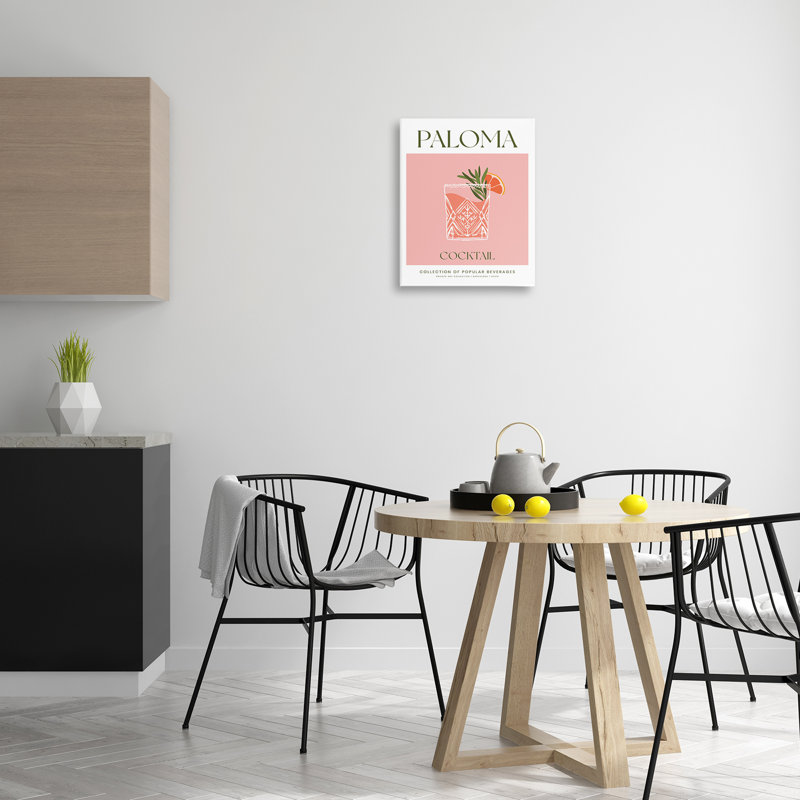 Art mural sur toile Minimal Paloma, H 20 po x l 16 po
