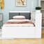 Lit plateforme en bois avec lit gigogne, tablettes et tête de lit-1346366790-1346366793
