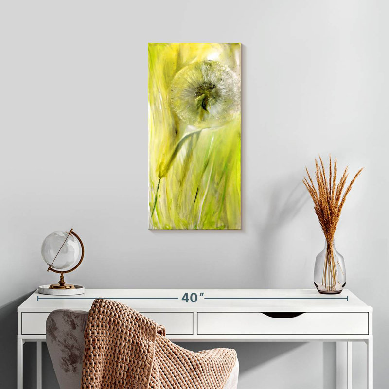 Dandelion Spring, 24" H x 12" W