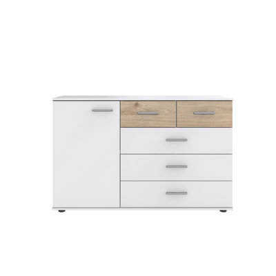 Nadilynn 130cm W 5 - Drawer Chest of Drawers