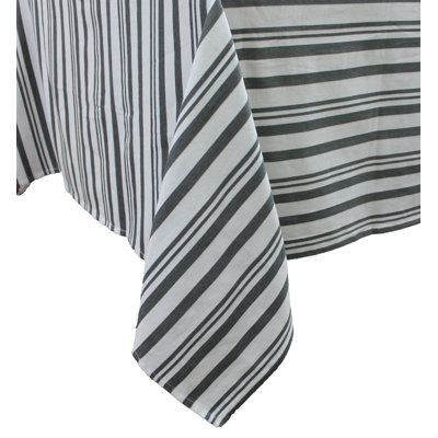 Wilson Striped 100% Cotton Tablecloth