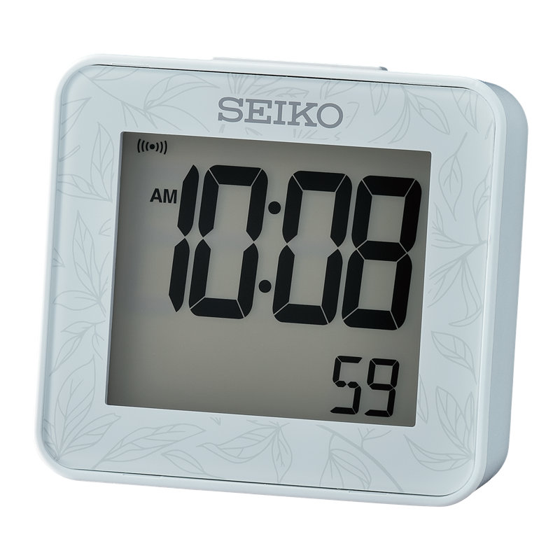 QHL097LLH Modern Digital Alarm Clock, Blue