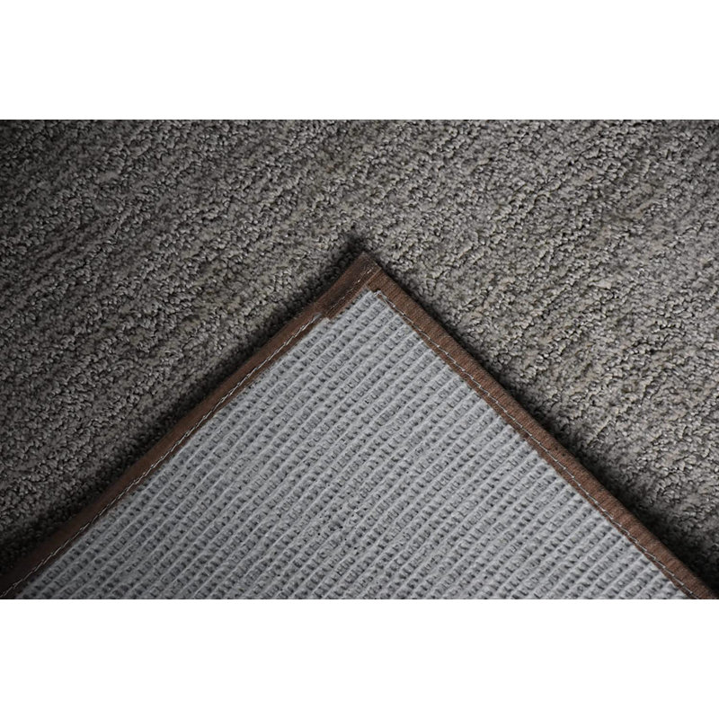 Ensemble de tapis touffetés en polyester de couleur unie Batten, Demi-cercle 1 pi 6 po x 3 pi