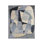 Rug & Kilim's Mid-Century Modern Rug In Gray, Ivory And Blue Geometric Pattern