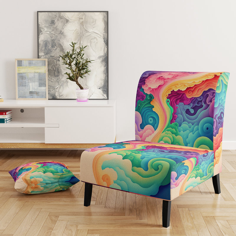 Fauteuil de chambre en velours de 21 po de largeur